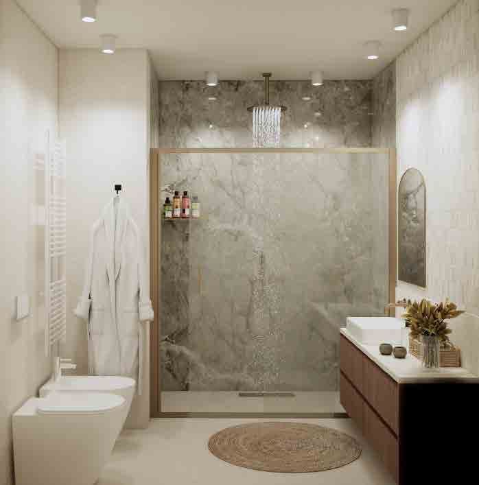 Bagno con doccia